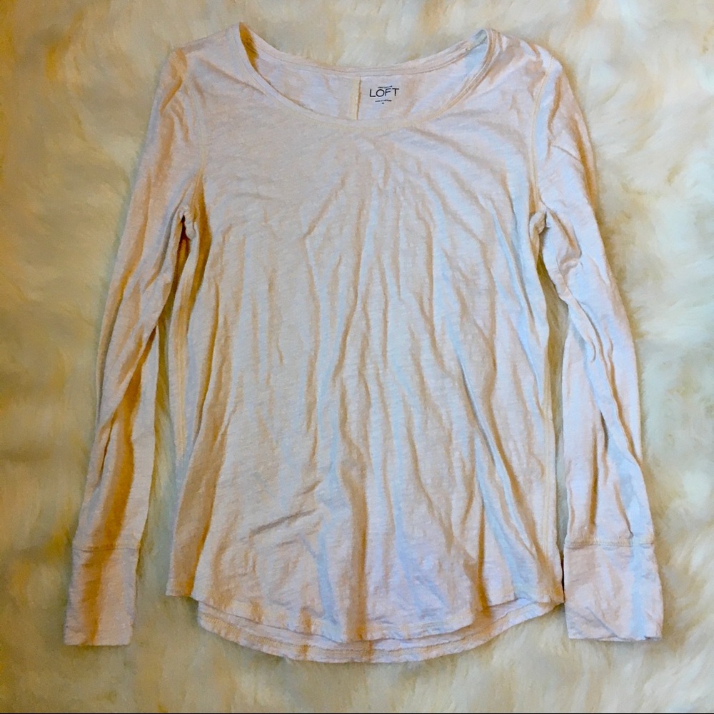 LOFT Cotton Long Sleeve Tee